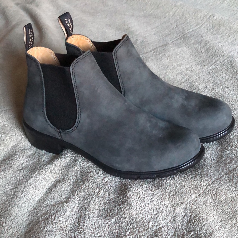 Basically new Blundstone booties. Bought them bnwt, not my favorite, re-poshing.